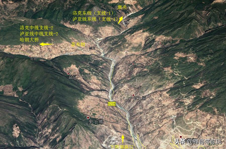 泸沽湖至亚丁自驾游线路图,泸沽湖亚丁徒步穿越