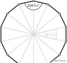 高斯的正十七边形尺规作图法视频,正十七边形作图几种方法