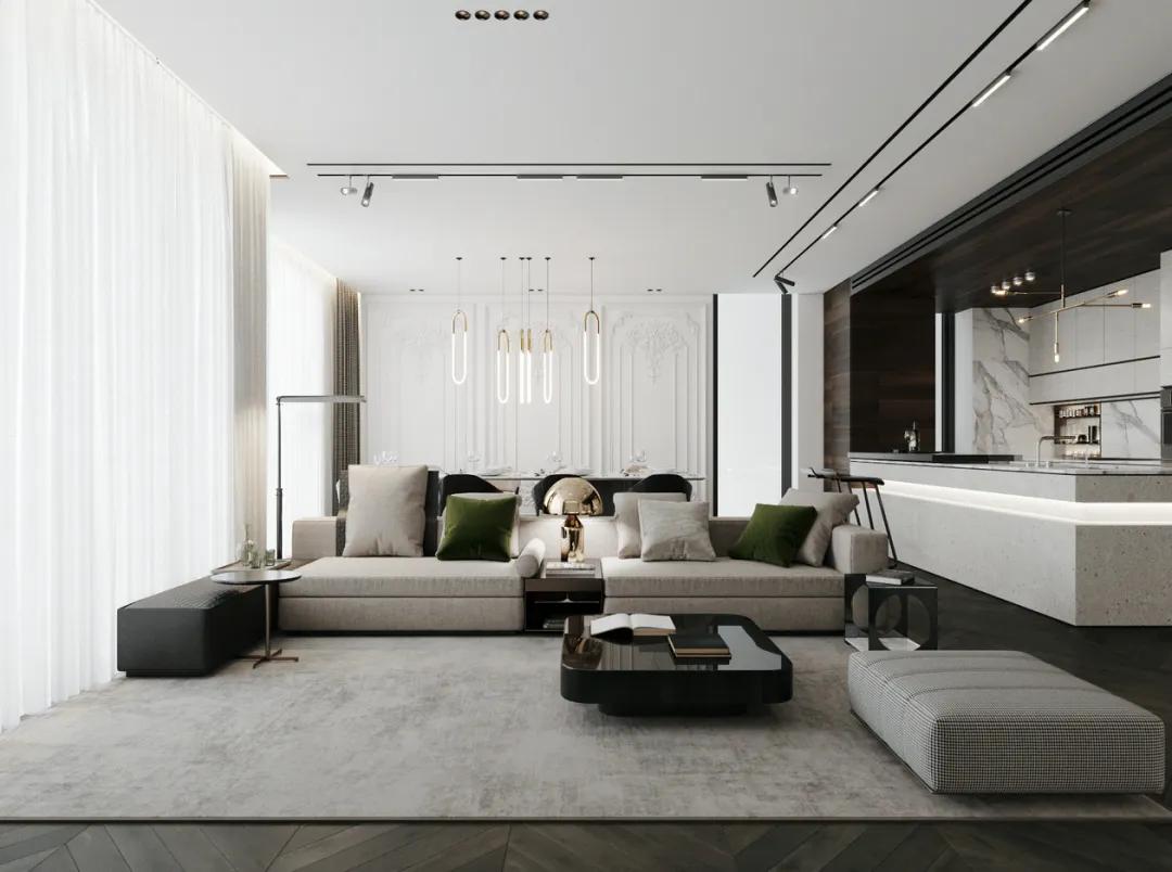 60平米沙发款式,60平小户型法式沙发墙