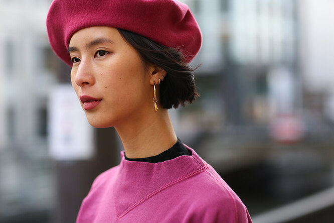 怎样佩戴贝雷帽好看,最纯正的法式配饰贝雷帽