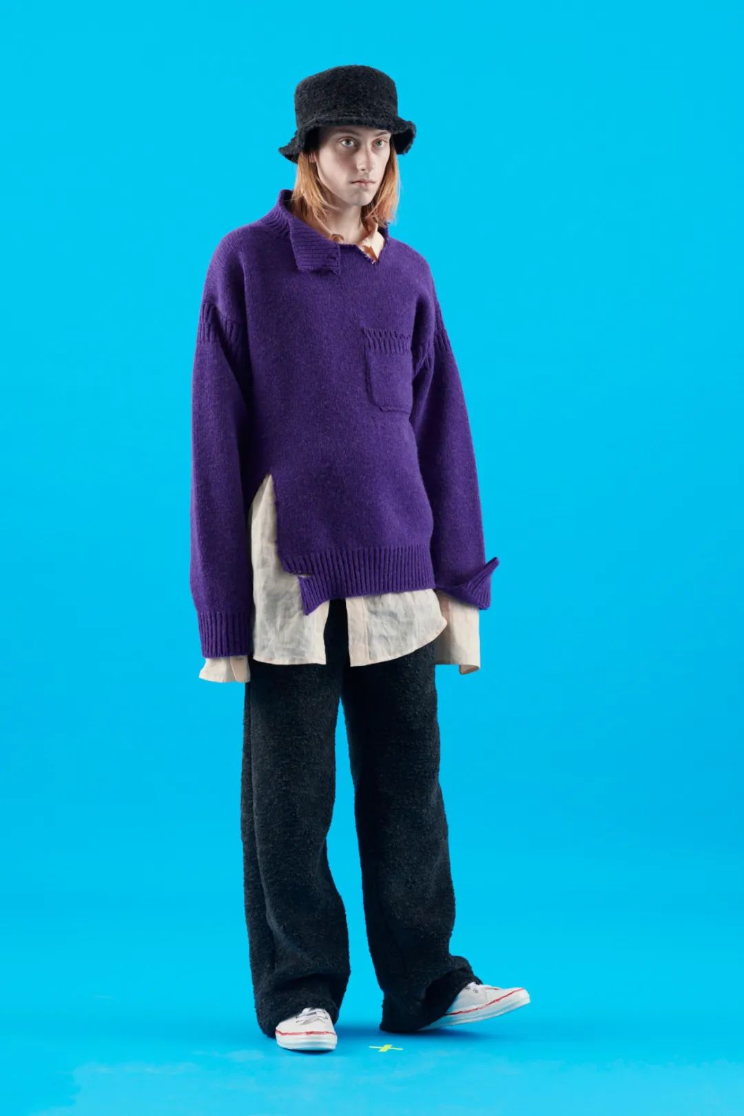 marni菱格包搭配,marni九宫格针织包