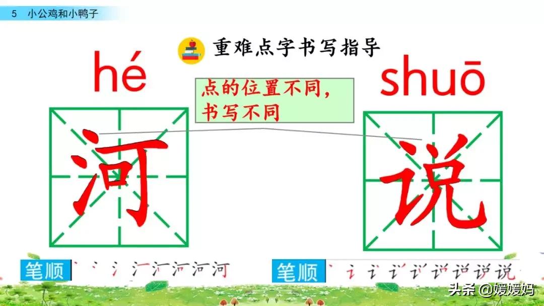 一年级小公鸡和小鸭子仿写句子,一年级小公鸡和小鸭子的看图写话