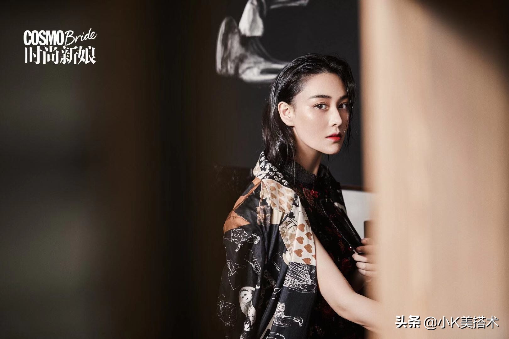 张馨予产后的作品,张馨予产后首晒红唇