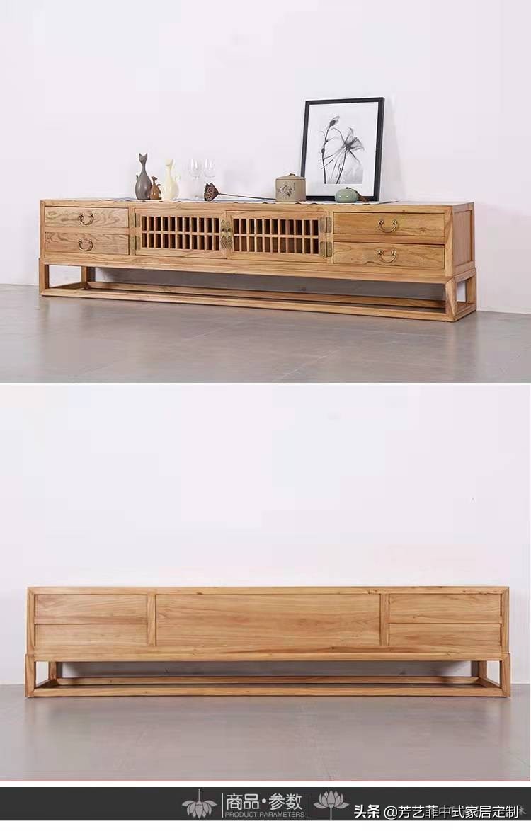 新中式家具客厅布置,新中式家具打柜子效果图