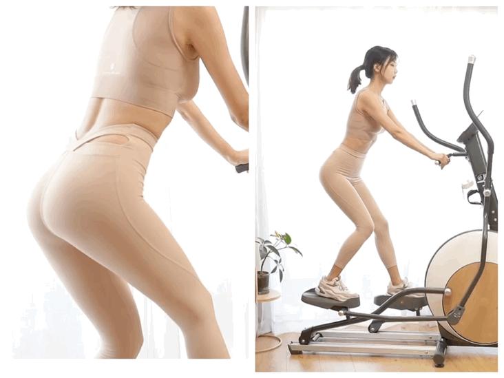 干货输出|细腰翘臀、燃脂塑形，小姐姐手把手教你练习椭圆机