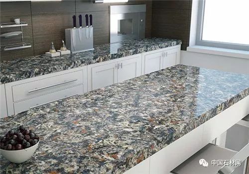 厨房多色台面,最流行的厨房大理石台面