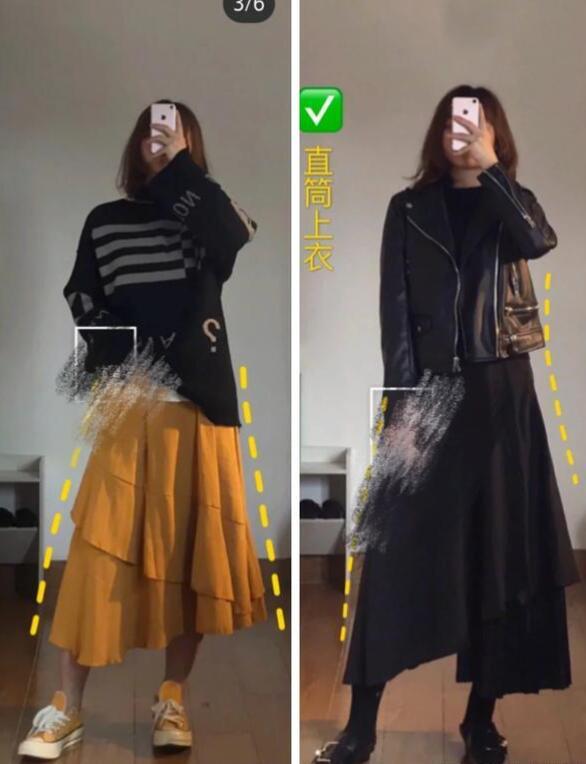 梨形腰细腿粗女生穿搭,腰粗胯宽的女生怎样穿搭