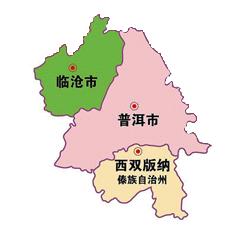 3分钟,5张图,让你一次分清普洱茶山头分布