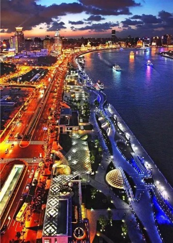 最新上海夜景图,上海六大夜景区
