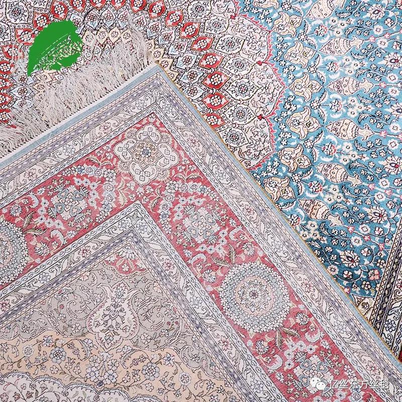 亿丝手工真丝波斯地毯被称为地面上的艺术