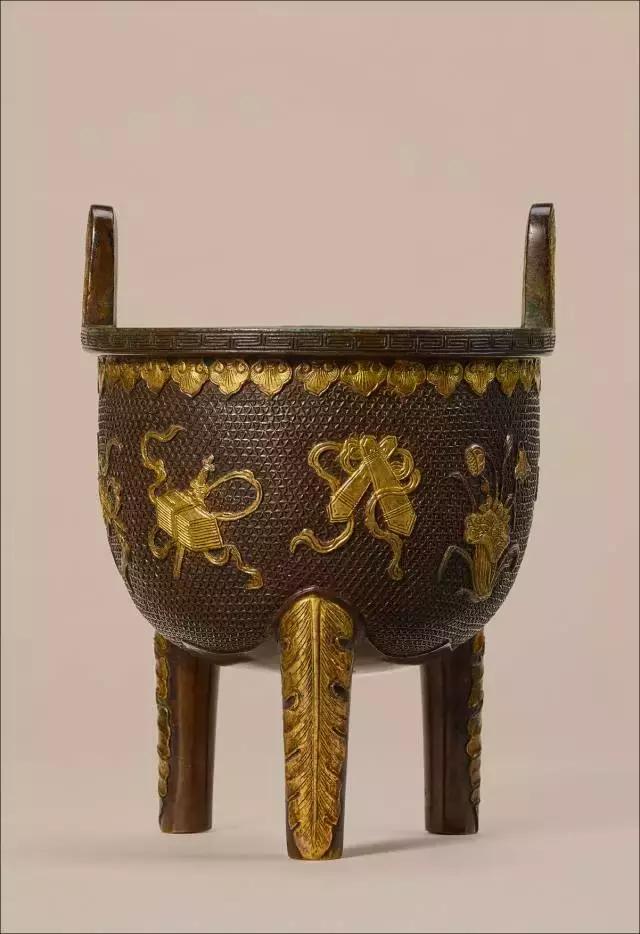 鼎形香炉,案头雅物