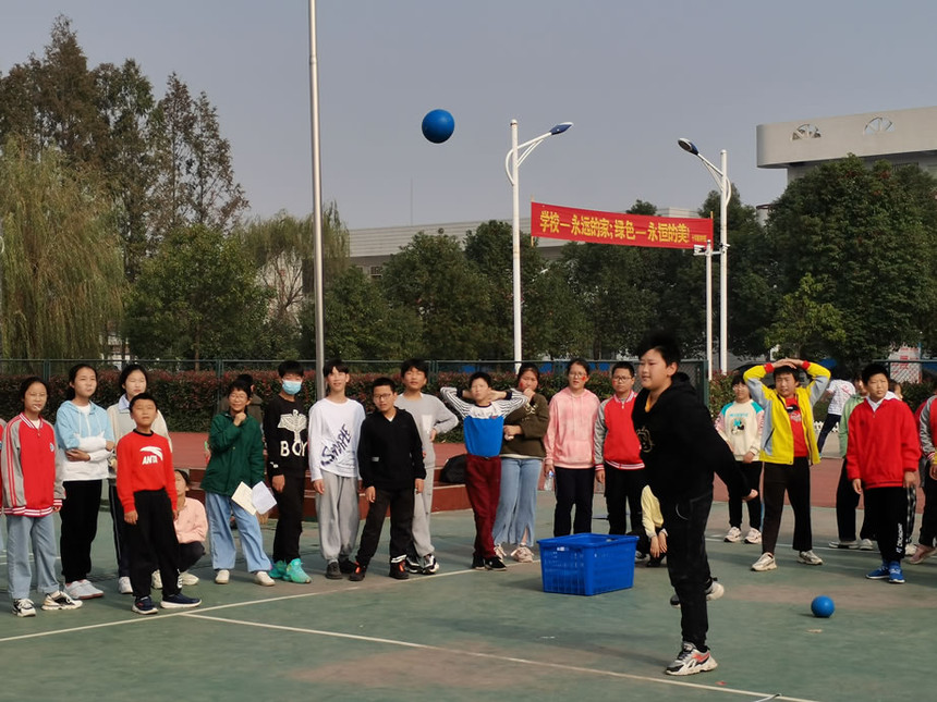 金安中心学校田径运动会比赛,金安区马头镇十字路初中运动会