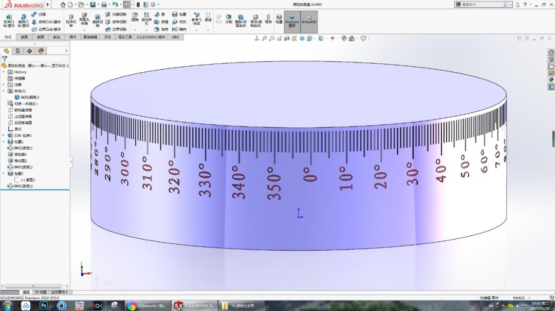 solidworks如何制作刻度盘,solidworks如何画半圆刻度盘