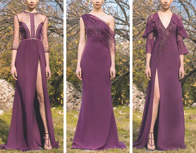 georgeshobeika鹅黄,georgeshobeika2019秋冬高定裙装