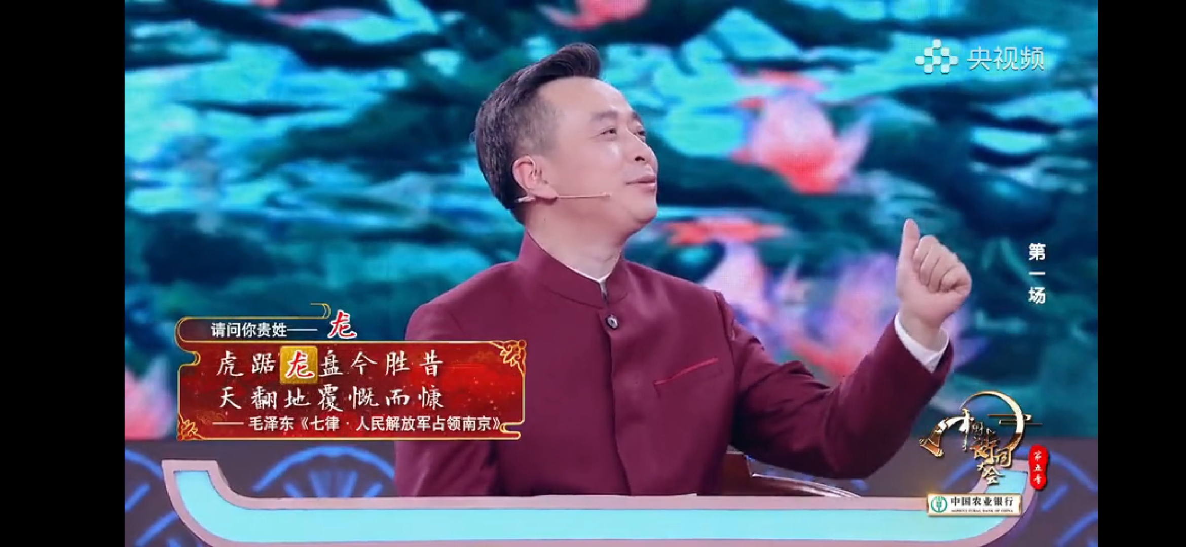 龙洋董卿中秋诗会开场白,龙洋董卿康震诗词大会开场白