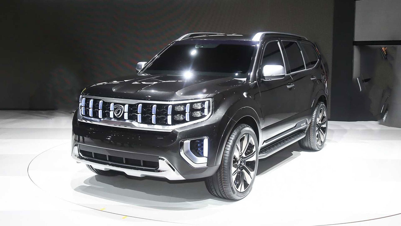 全新起亚霸锐海外实车硬朗的造型,起亚霸锐2025款