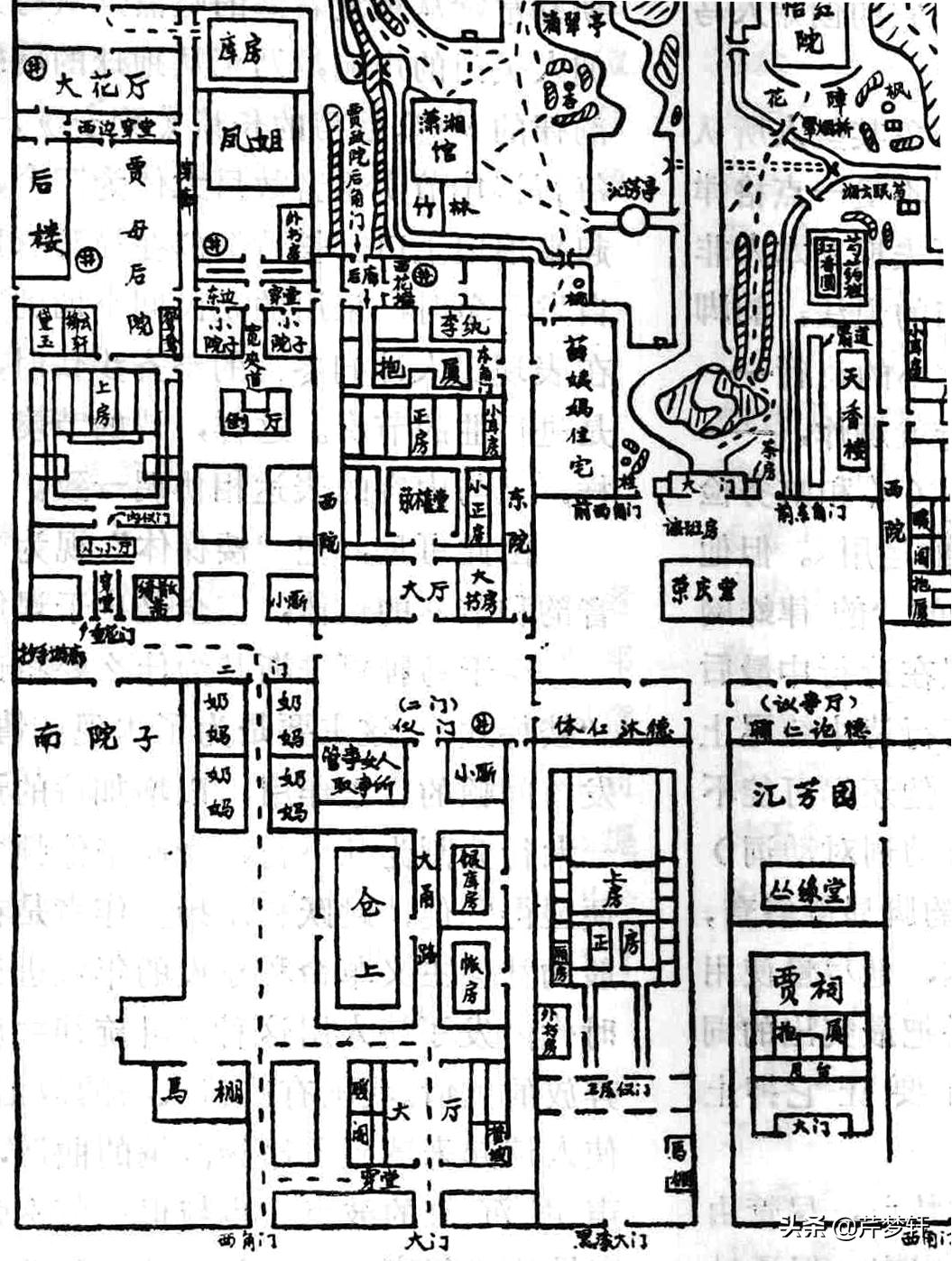 红楼梦荣国府大致结构,红楼梦论荣国府兴衰