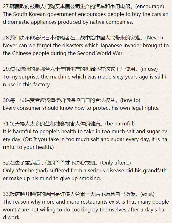 高中英语必修部分所有重点句子,高中英语单词会句子不会怎么办