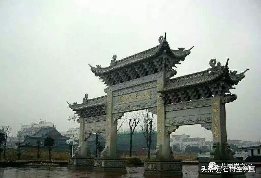 石牌坊石雕图片大全,各样式的石牌坊