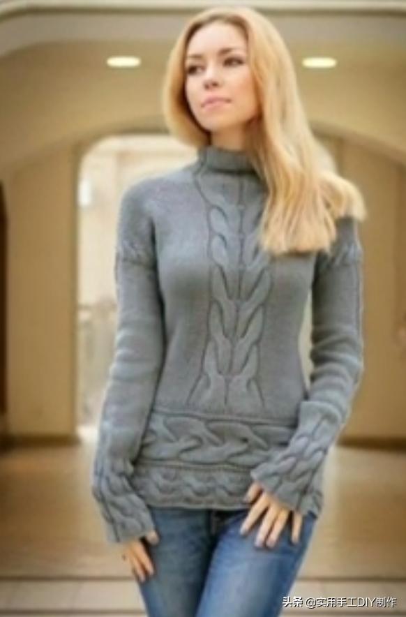 女士针织开衫外套最新款加厚,针织套头衫女