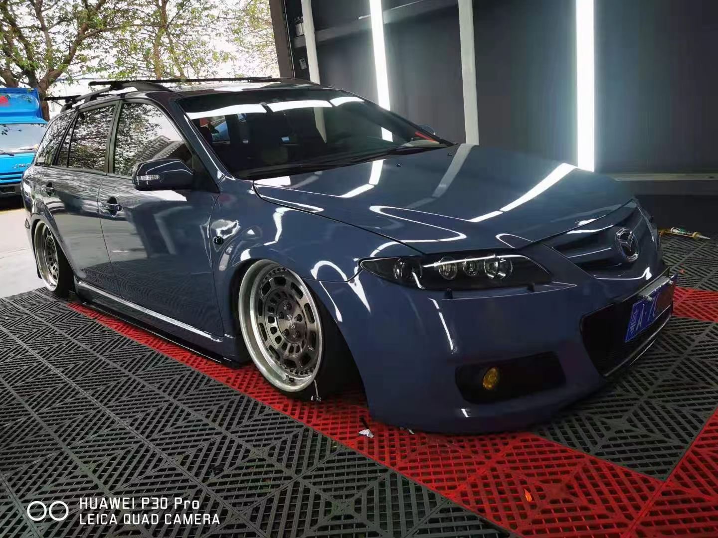 马自达6改了mps包围能装什么后唇,马自达6旅行版海外实拍升级