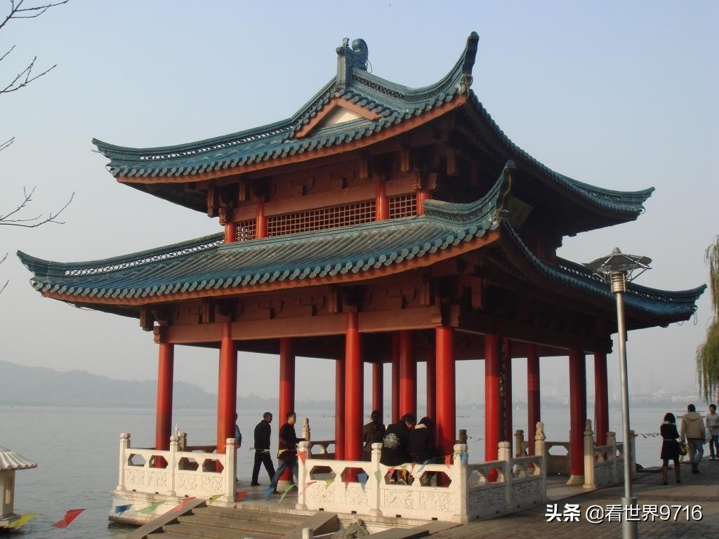 杭州西湖柳浪闻莺图片,杭州西湖风景名胜区柳浪闻莺