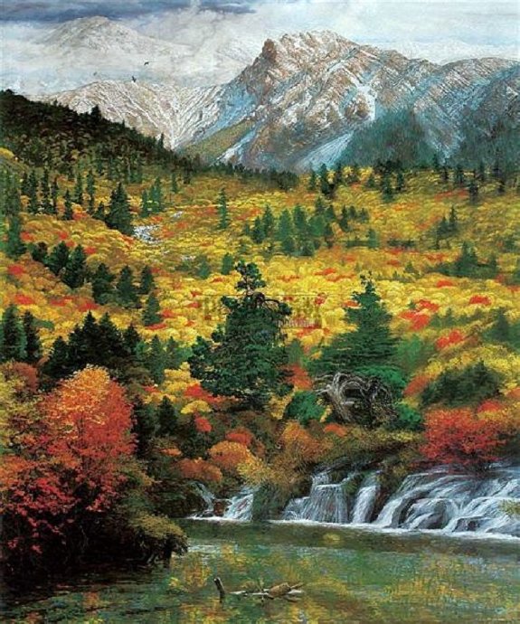 何冠林油画作品大全,何冠霖油画高清大图