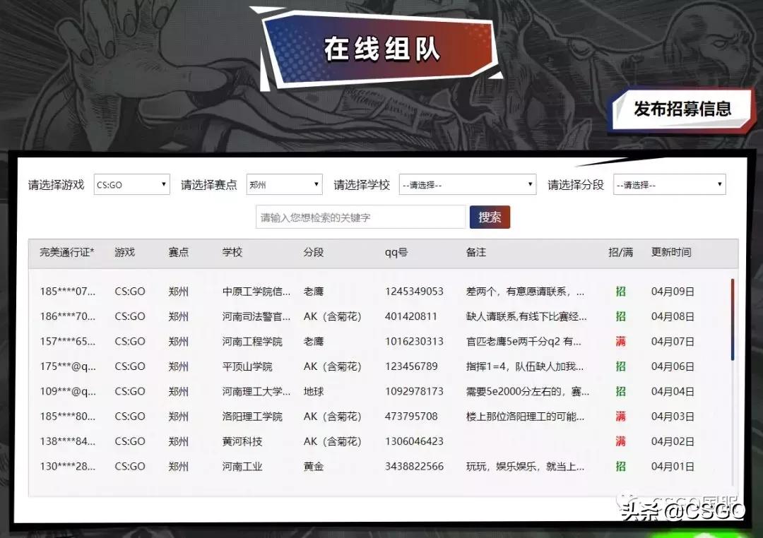 【完美高校赛】你们也有丹麦科技？本周末转战武汉、郑州