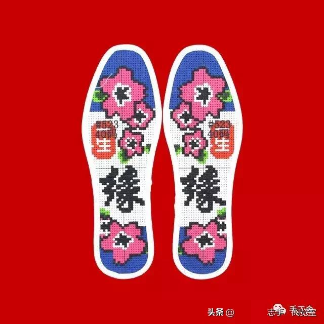 手工鞋垫自己绣,十字绣鞋垫视频教程