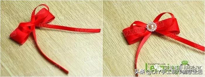 丝带做花带,做花带的教程