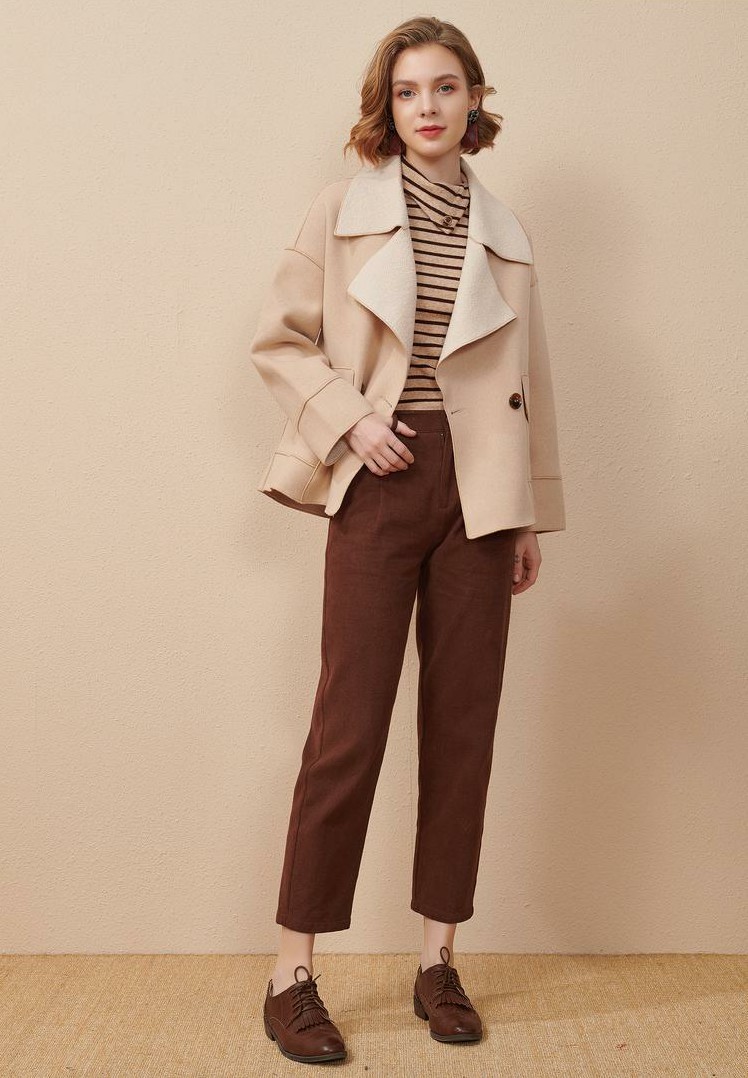 牛仔裤优雅气质温柔风女人穿搭,40岁气质减龄百搭新款裤子冬季