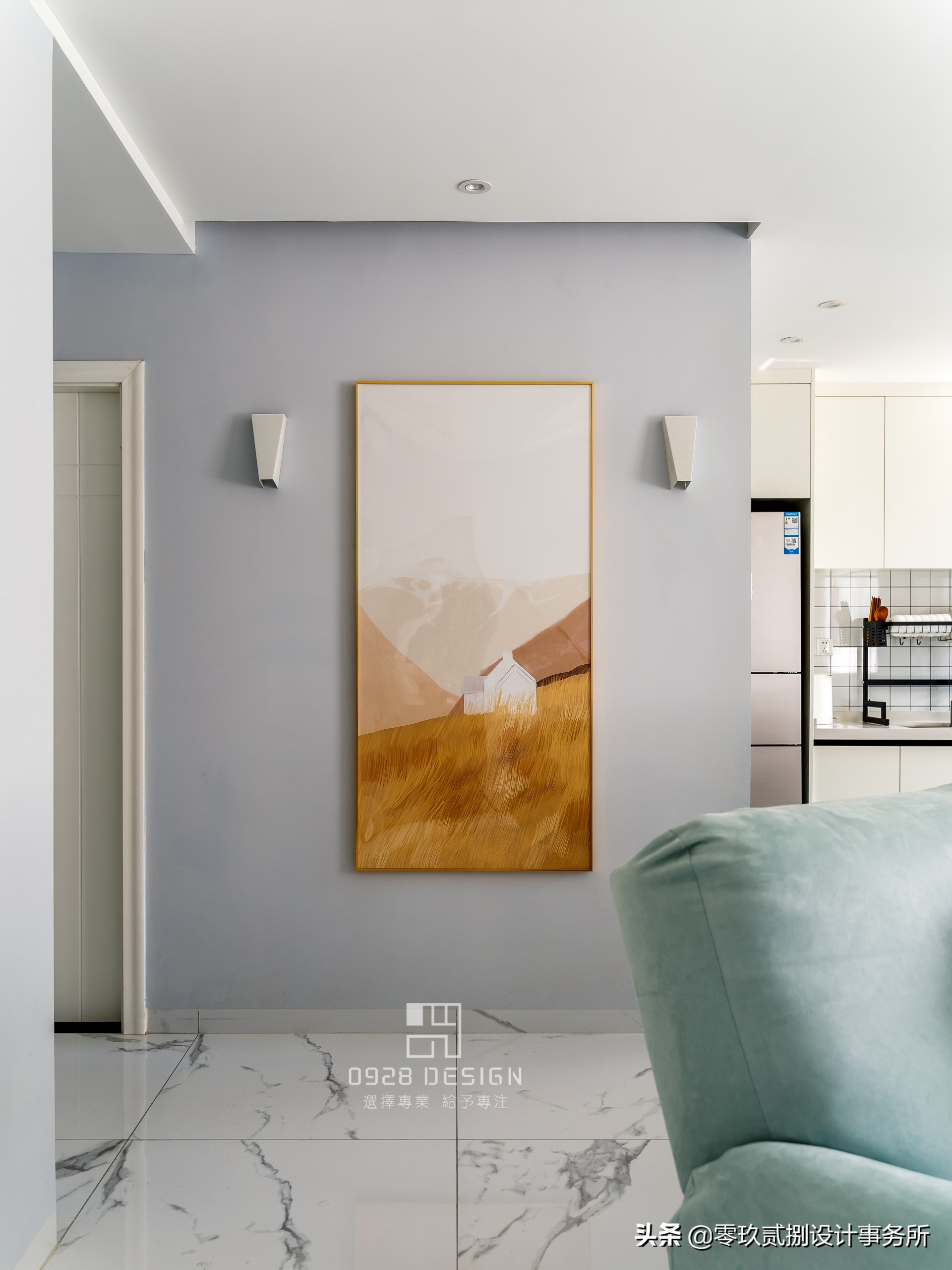 「零玖贰捌设计」65㎡“老破小”格局全改，变身阳光明媚小清新