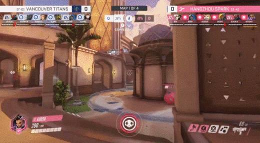 守望先锋和泰坦陨落,守望先锋杭州闪电队孤雪名场面