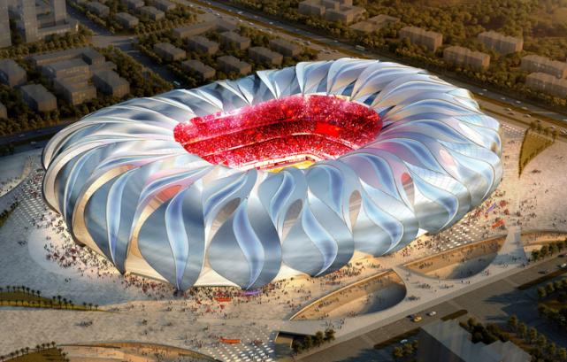 恒大最好的专业足球场,恒大足球场最新方案图