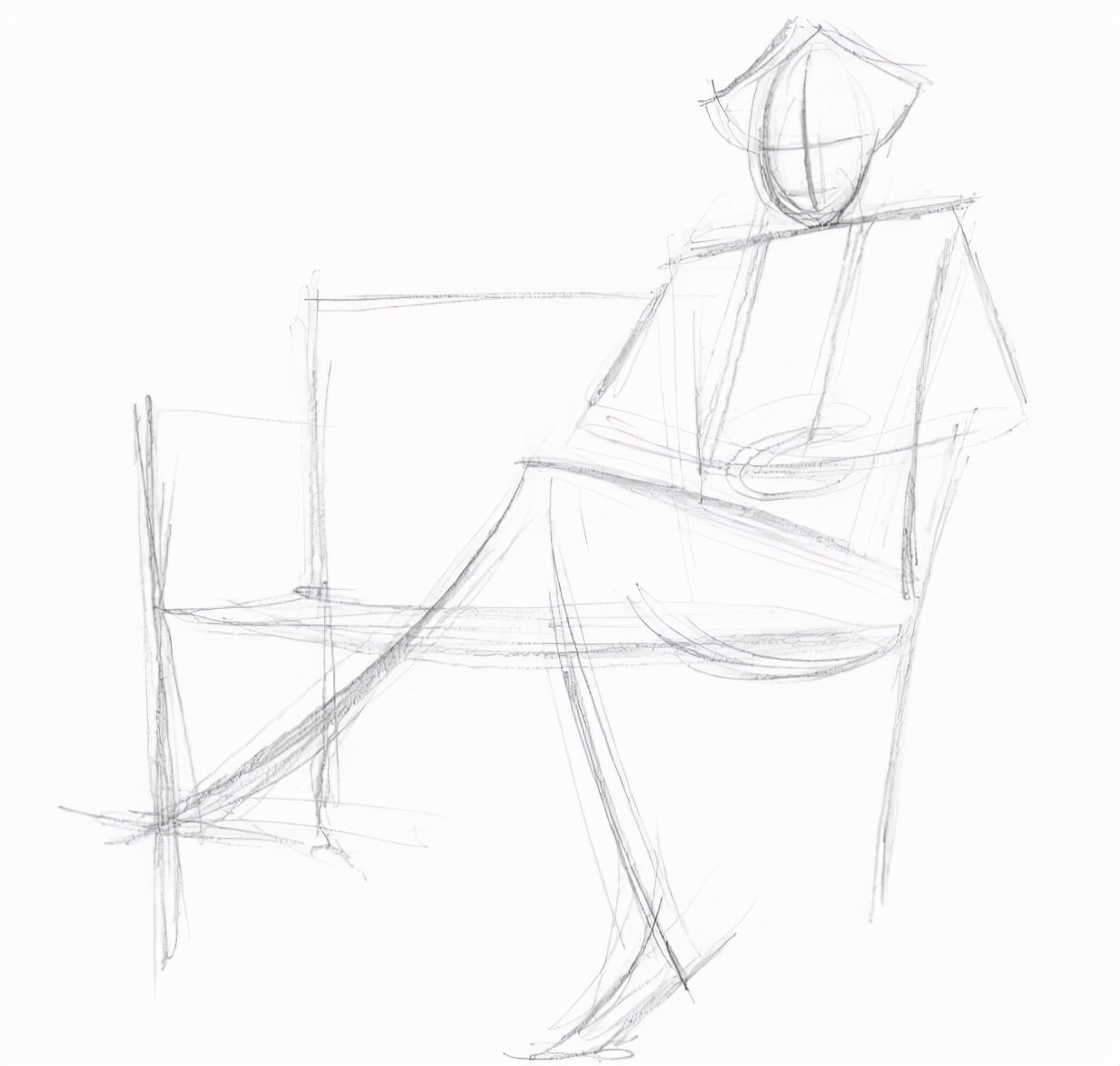 线稿构图快速入门,人物构图线稿教程