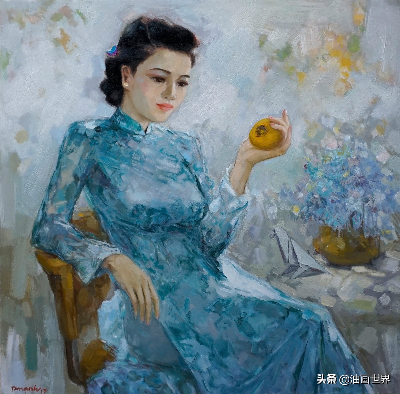 越南最惊艳的画家,越南画家dangvancan作品图片