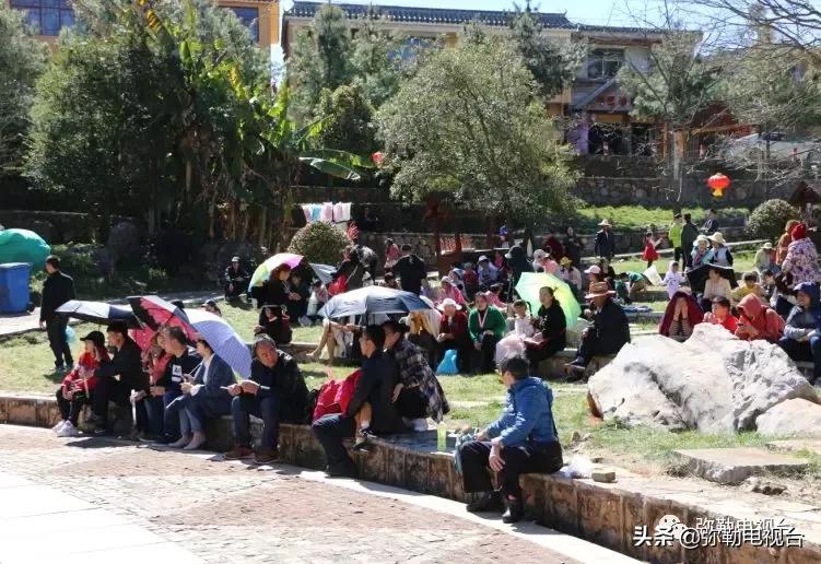 太热闹!弥勒花海、人海、车海、舞海...这些人上镜了!