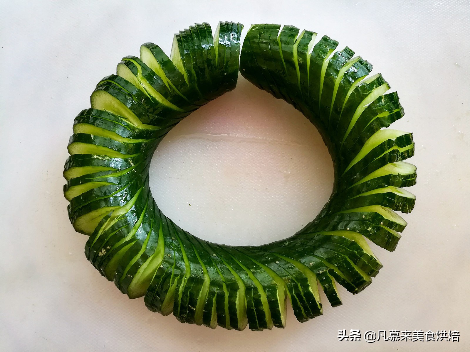 黄瓜的切法花样图片,黄瓜的切法花样