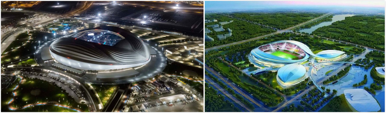 足球抵达赛场,足球抵达多哈