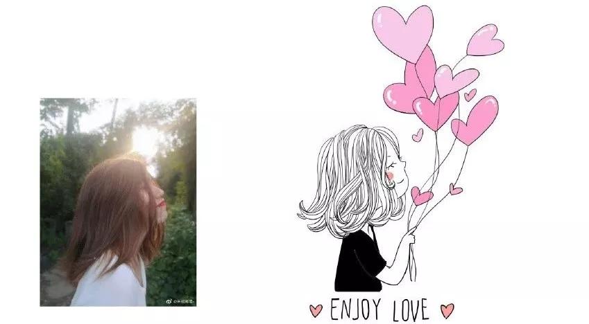 简单清新花卉的简笔画图片大全,唐老鸭简笔画可爱清新小女孩