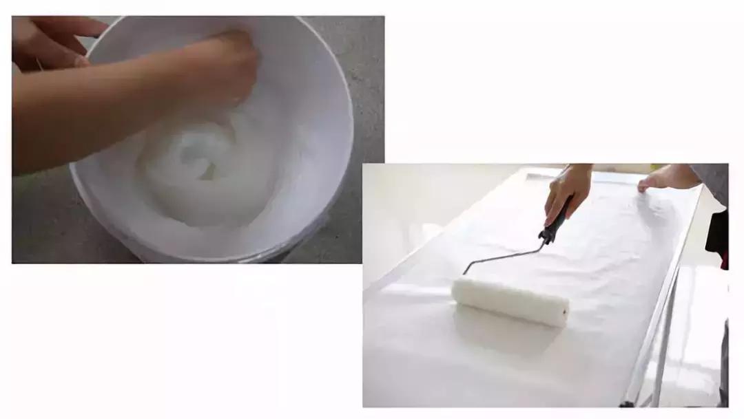 墙布透胶干了以后会留下印记吗,墙布透胶滴上白色涂料怎么处理