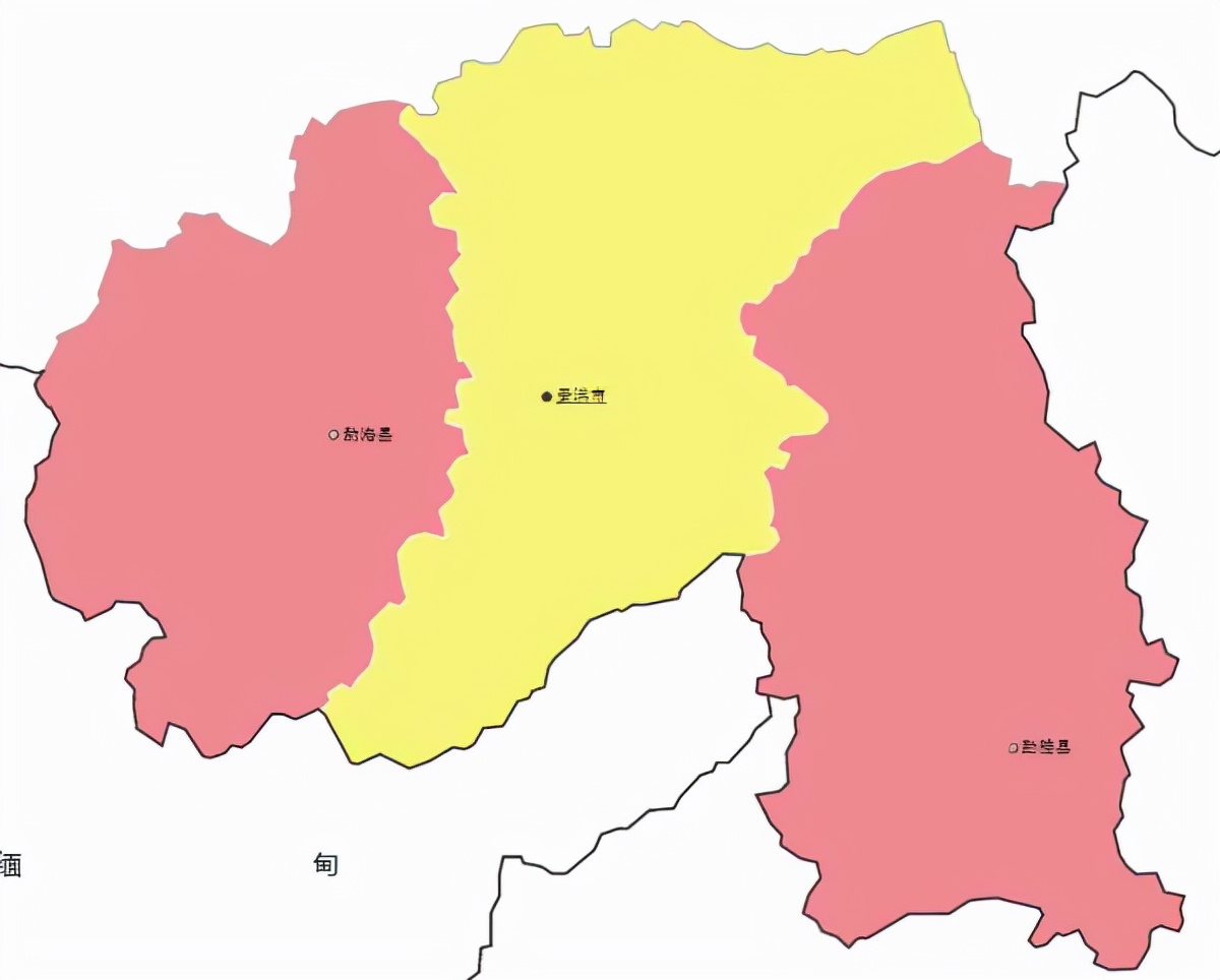 中国地理环游记西双版纳,西双版纳傣族自治州在云南的位置