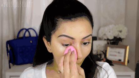 孟佳化妆,孟佳私下妆容