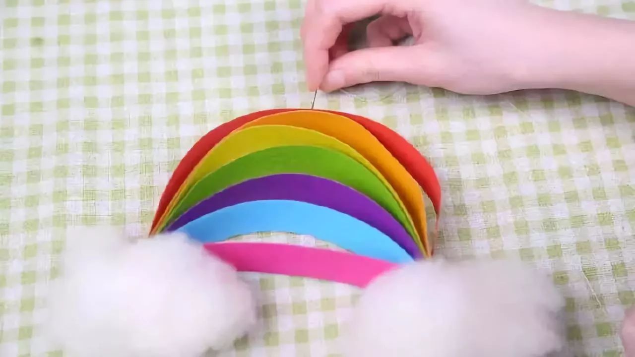 儿童手工小挂件制作,简单又漂亮的亲子手工挂件