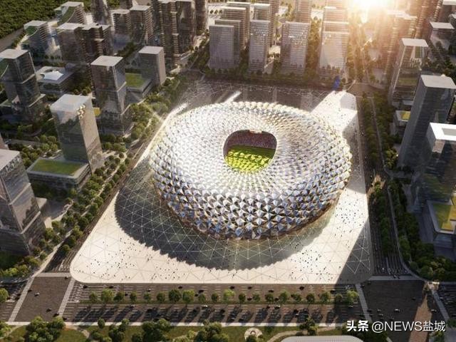 恒大集团足球场,恒大正在建设的10万人体育场