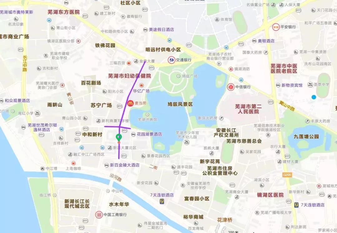 芜湖中山路步行街在哪,芜湖中山路步行街酒店