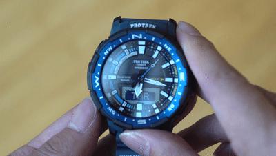 casio卡西欧protrek男款运动腕表,卡西欧protrek登山表最新款