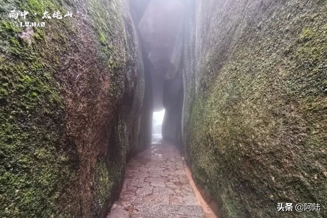 雨中爬太姥山,雨中登太姥山