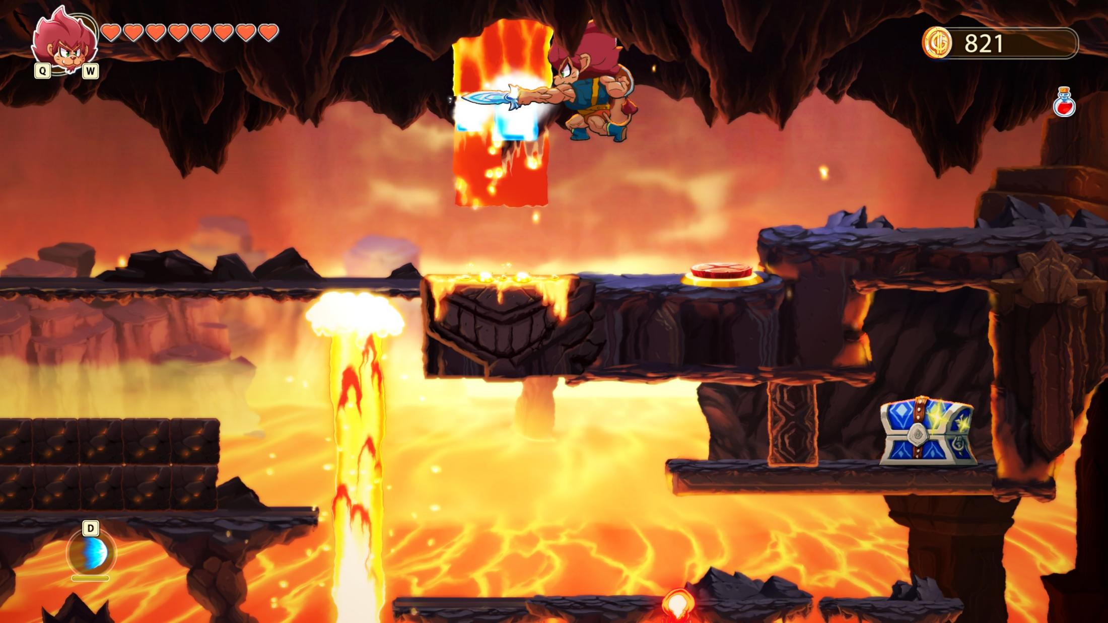 脑洞与诚意并存的优秀银河恶魔城之作——《怪物男孩和诅咒王国》