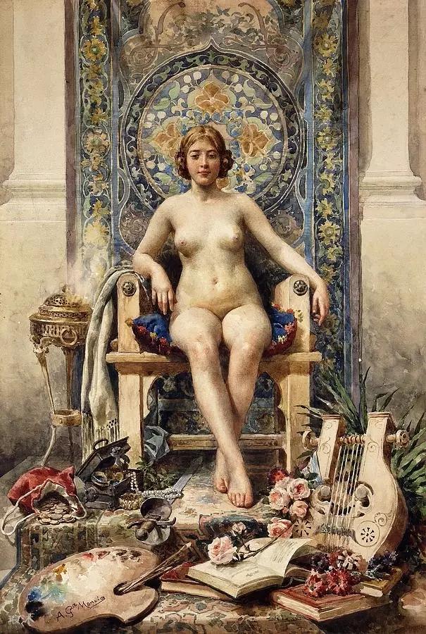 人体油画!健康与美丽需要纯净的色彩,希腊留给人类的宝贵遗产